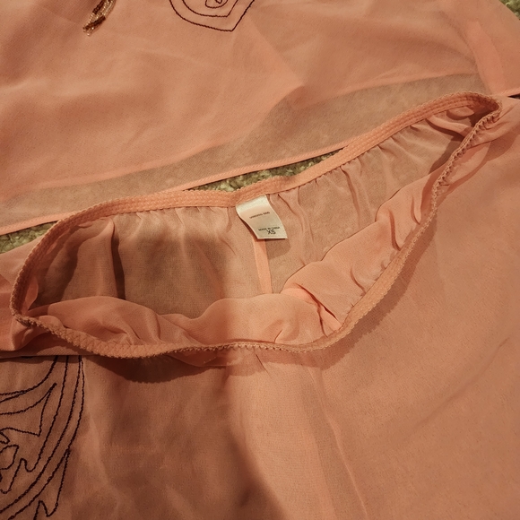 Victoria's Secret Pink Embroidered Chemise Set - Picture 2 of 3